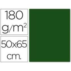 Cartulina Guarro verde abeto 500 x 650 mm de 185 g/m2