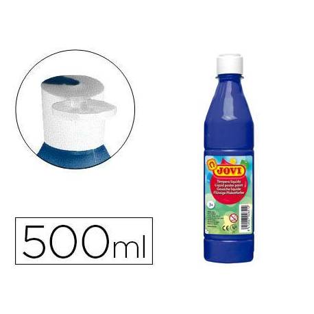 Tempera liquida Jovi color azul 500 cc