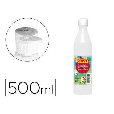 Tempera liquida Jovi color blanco 500 cc