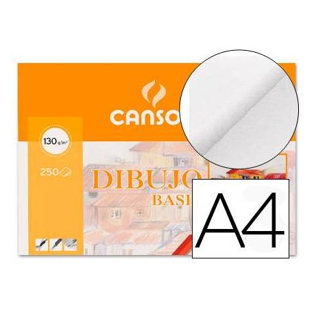 Papel dibujo marca Canson 210x297 mm 130g/m2