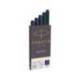 Tinta estilografica parker azul permanente caja de 5 cartuchos