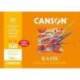 Papel dibujo Canson 230x325 mm gramaje 130g/m2 con recuadro