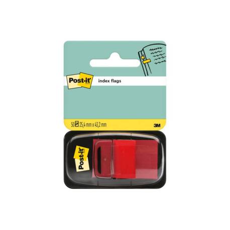 Banderitas separadoras 680-1 rojo. Dispensador de 50 unidades.