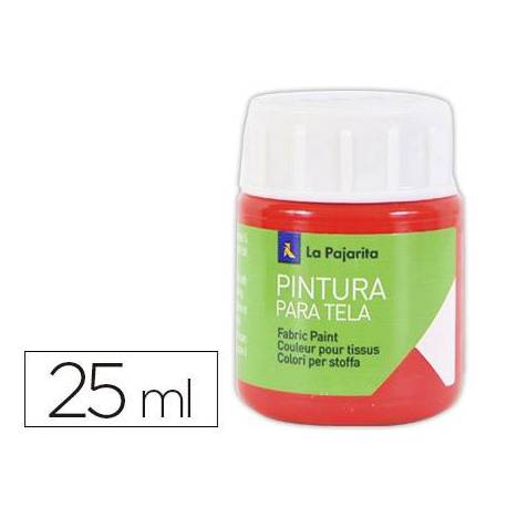 Pintura para tela La Pajarita color escarlata