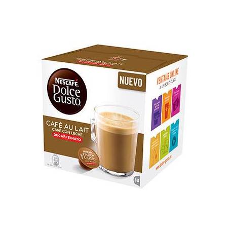 Cafe Dolce Gusto Cafe con leche Descafeinado Caja 16 cápsulas