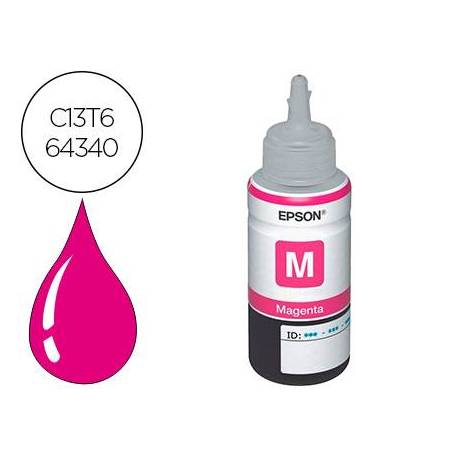 TINTA EPSON T6643 COLOR MAGENTA C13T664340