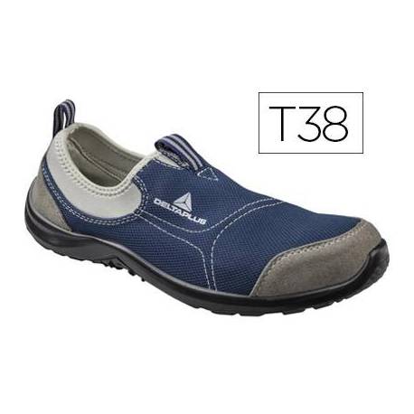 Zapatos de seguridad marca Deltaplus poliester talla 38