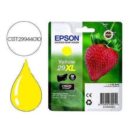 CARTUCHO INK-JET EPSON 29XL COLOR AMARILLO C13T29944012