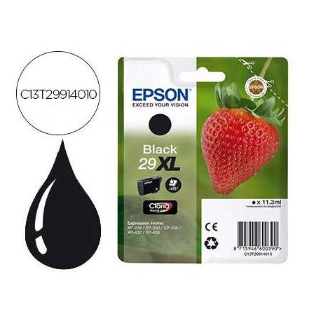 CARTUCHO INK-JET EPSON 29XL COLOR NEGRO C13T29914012