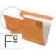 Carpeta colgante marca Gio Folio con visor superior Kraft eco Lomo 30 mm 