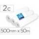 Papel para Camillas en Rollo Amoos de Celulosa 500mmx50m 2 Capas 16,5g/m2