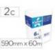 Papel para Camillas en Rollo Amoos de Celulosa 590mmx60m 2 Capas 16,5g/m2