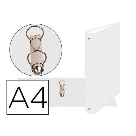 Carpeta Exacompta carton forrado blanca 2 anillas
