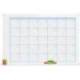 Planning Mensual Rotulable Magnético 90x60 cm Nobo