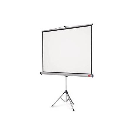 Pantalla marca Nobo mural para proyección con tripode 150 x 113.8 cm