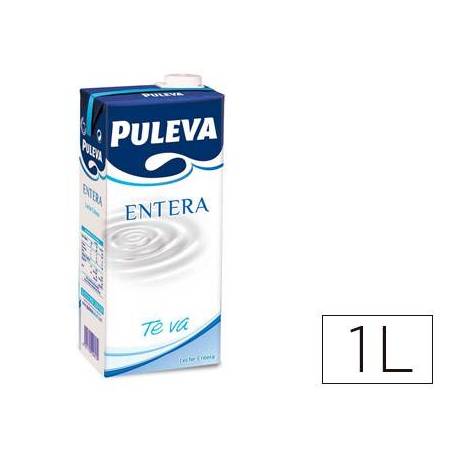 Leche entera Puleva brik de 1 litro