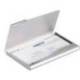 Tarjetero Durable aluminio color plata 20 tarjetas