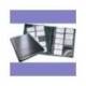 Tarjetero Durable A4 polipropileno color negro 20 fundas
