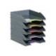 Bandeja de sobremesa Durable plastico 255x55x330mm color gris
