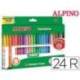 Rotulador Alpino Standard Punta Fina Caja 24 rotuladores