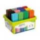 Rotulador marca Giotto turbo Schoolpack 12 colores surtidos. Caja 144 rotuladores