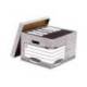Cajon Fellowes carton reciclado capacidad 4 cajas archivo tamaño folio