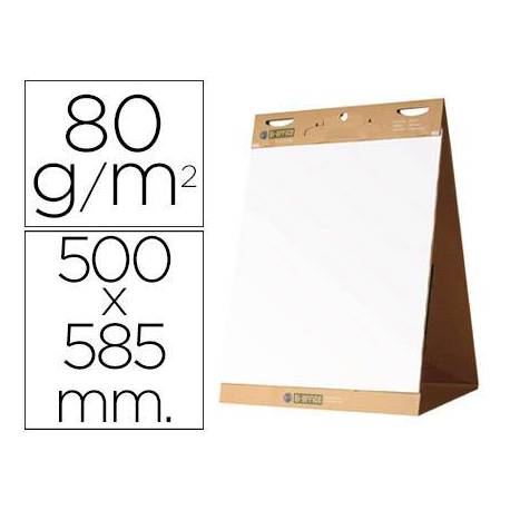 Bloc congresos autoadhesivo Bi-Office 500 x 585 mm