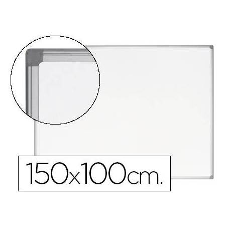 Pizarra Blanca Vitrificada Magnetica Earth-it con marco de aluminio 150x100 Bi-Office