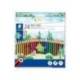 Lapices de 24 colores marca Staedtler Wopex ecologico