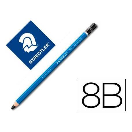 Lapices grafito Staedler Mars Lumograph 100 8B