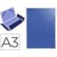 Carpeta de gomas Exacompta Din A3 azul