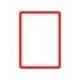 Marco Tarifold Din A4 adhesivo color rojo pack de 2