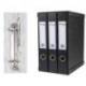 Modulo 3 archivadores pardo folio negro