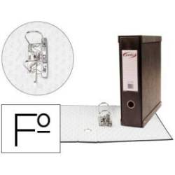 Archivador palanca Pardo folio carton forrado