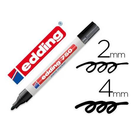 Rotulador Edding 750 color Negro