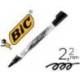 Rotulador Bic Velleda 2,2 mm color negro para pizarra blanca