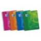 BLOC ESPIRAL OXFORD TAPA PLASTICO OPTIK PAPER MICROPERFDIN A4 120 H CUADROS 5 MM CON 3 SEPARADORES COLORES SURTIDOS