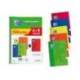 BLOC ESPIRAL OXFORD TAPA BLANDA FOLIO 80 HOJAS 90GR CUADRO 4 MM COLORES VIVOS PACK DE 4+1