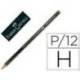Lapices de grafito marca Faber Castell 9000 H