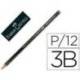 Lapices de grafito de Faber Castell 9000 3B