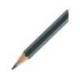 Lapices de grafito marca Faber Castell 9000 6B