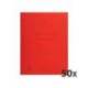 Subcarpeta cartulina Exacompta A4 roja 280g/m2 reciclada 2 solapas interiores