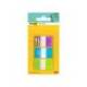 Banderitas Post-it ® separadoras Index verde, azul y violeta
