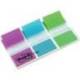 Banderitas Post-it ® separadoras Index verde, azul y violeta
