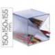 Archicubo Archivo 2000 aspa organizador modular azul transparente