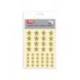 Gomets Apli estrella oro. Bolsa con 3 hojas y 120 gomets.