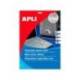 Etiqueta adhesiva marca Apli 10071 metalizada 210x297 mm caja 20 hojas con 20