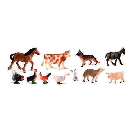 Juego infantil a partir de 3 años animales de la granja Miniland