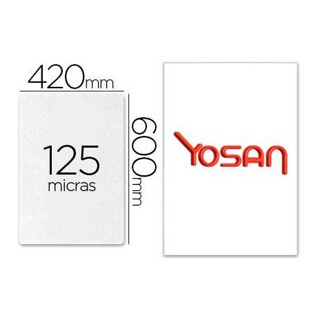Bolsa de plastificar Yosan Brillo 420x600mm 125 MC DIN A2