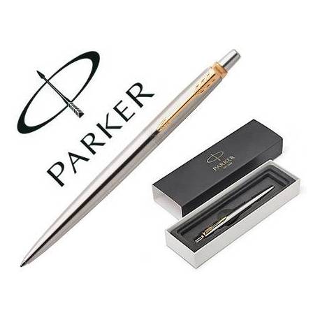 BOLIGRAFO PARKER JOTTER ACERO GT TINTA AZUL